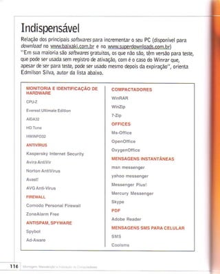 Montagem manutencao de computadores