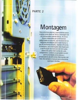 Montagem manutencao de computadores