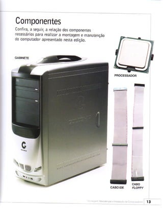 Montagem manutencao de computadores