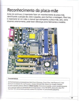 Montagem manutencao de computadores