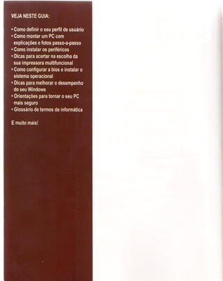 Montagem manutencao de computadores