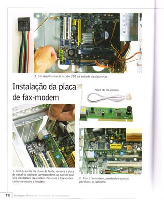 Montagem manutencao de computadores