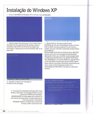 Montagem manutencao de computadores