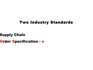 Two Industry Standards ,[object Object],[object Object]