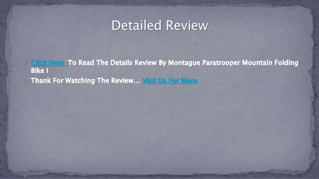 montague paratrooper mountain bike