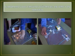 ELABORAMOS DOS CIRCUITOS ELÉCTRICOS: EN SERIE Y EN PARALELO