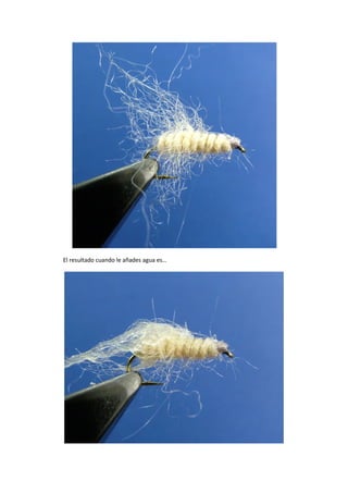 El resultado cuando le añades agua es…
 