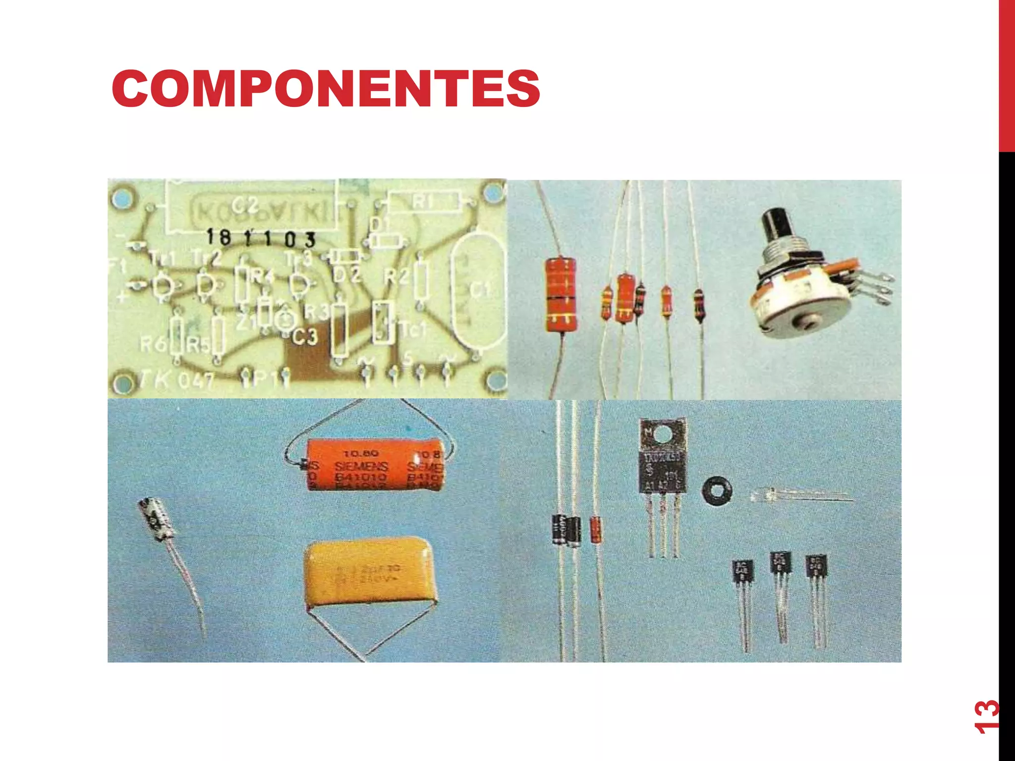 COMPONENTES
13
 