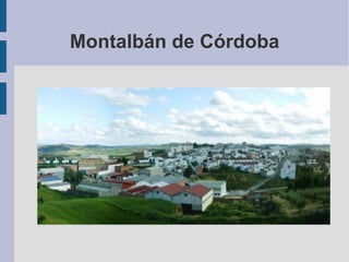 Montalbán de Córdoba
