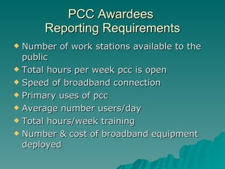 More Application Data Service area data Number persons served currently and under proposed target Population demographics Outreach strategies Training and education programs Technology strategy Organizational readiness 