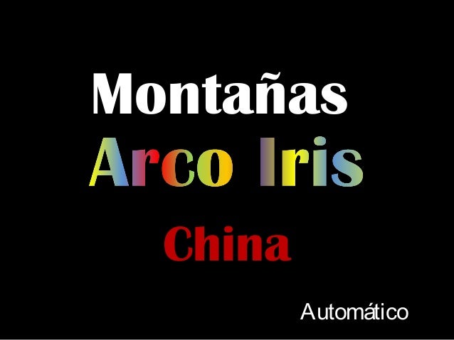 Montañas
China
Automático

 