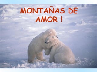 MONTAÑAS DE AMOR ! 