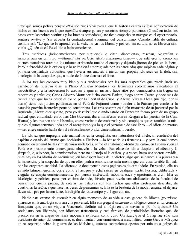 El Manual del Perfecto Idiota Latinoamericano