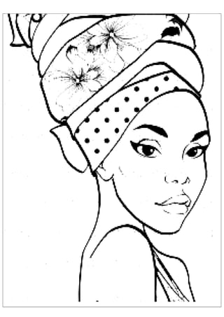 Consciência Negra - 9 Imagens África para colorir em PDF Grátis