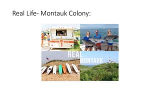 Real Life- Montauk Colony:
 