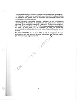 Hydrocarbures Non-Conventionnels en France: Perspectives ouvertes par les nouvelles technologies d’exploration et d’exploitation