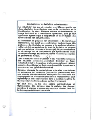 Hydrocarbures Non-Conventionnels en France: Perspectives ouvertes par les nouvelles technologies d’exploration et d’exploitation
