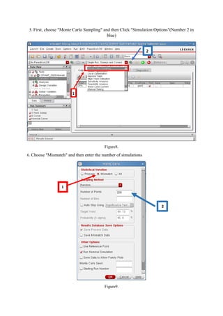 Monte Carlo simulation (Mismatch and Process) in Cadence | PDF