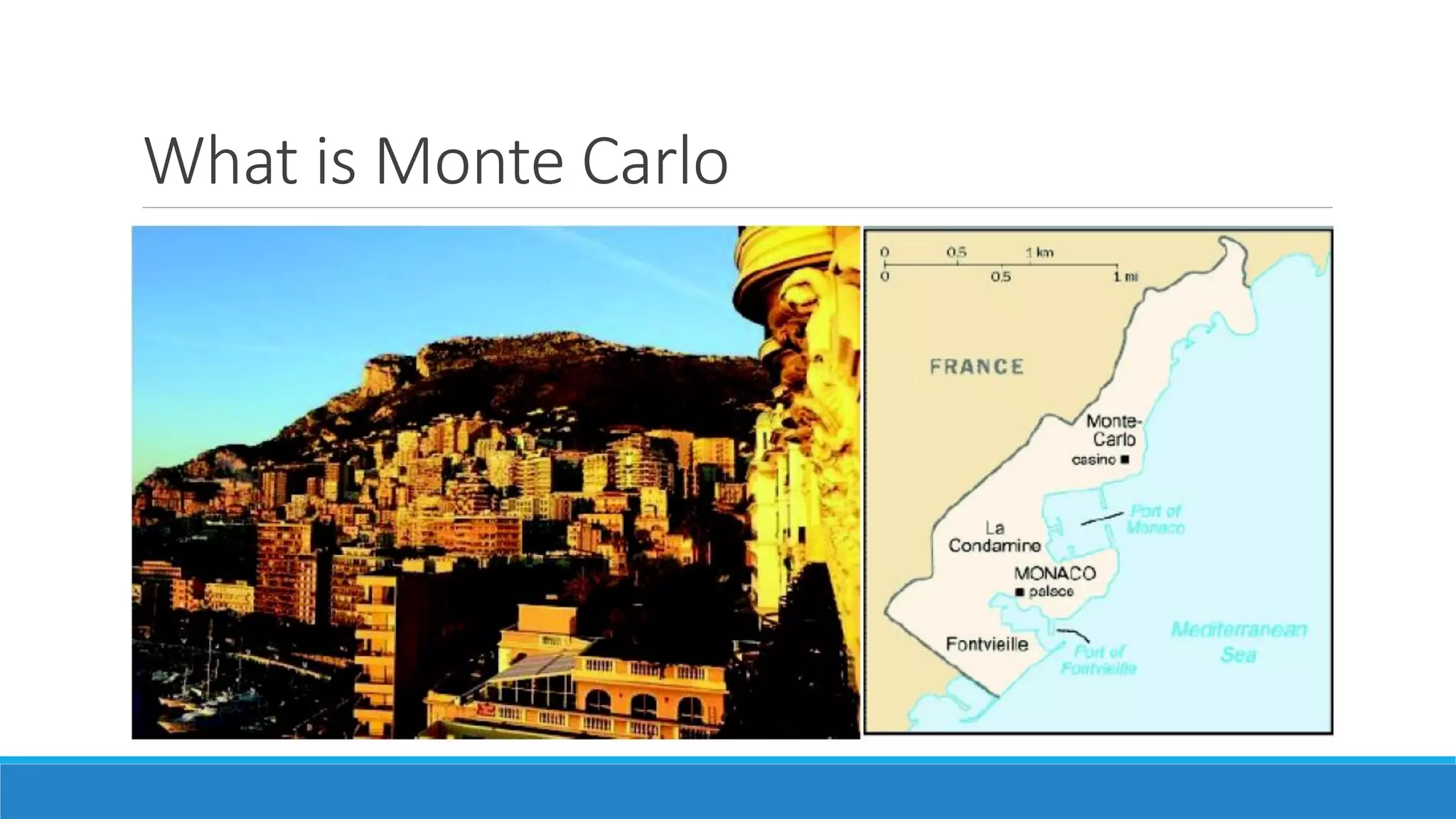 What is Monte Carlo
 