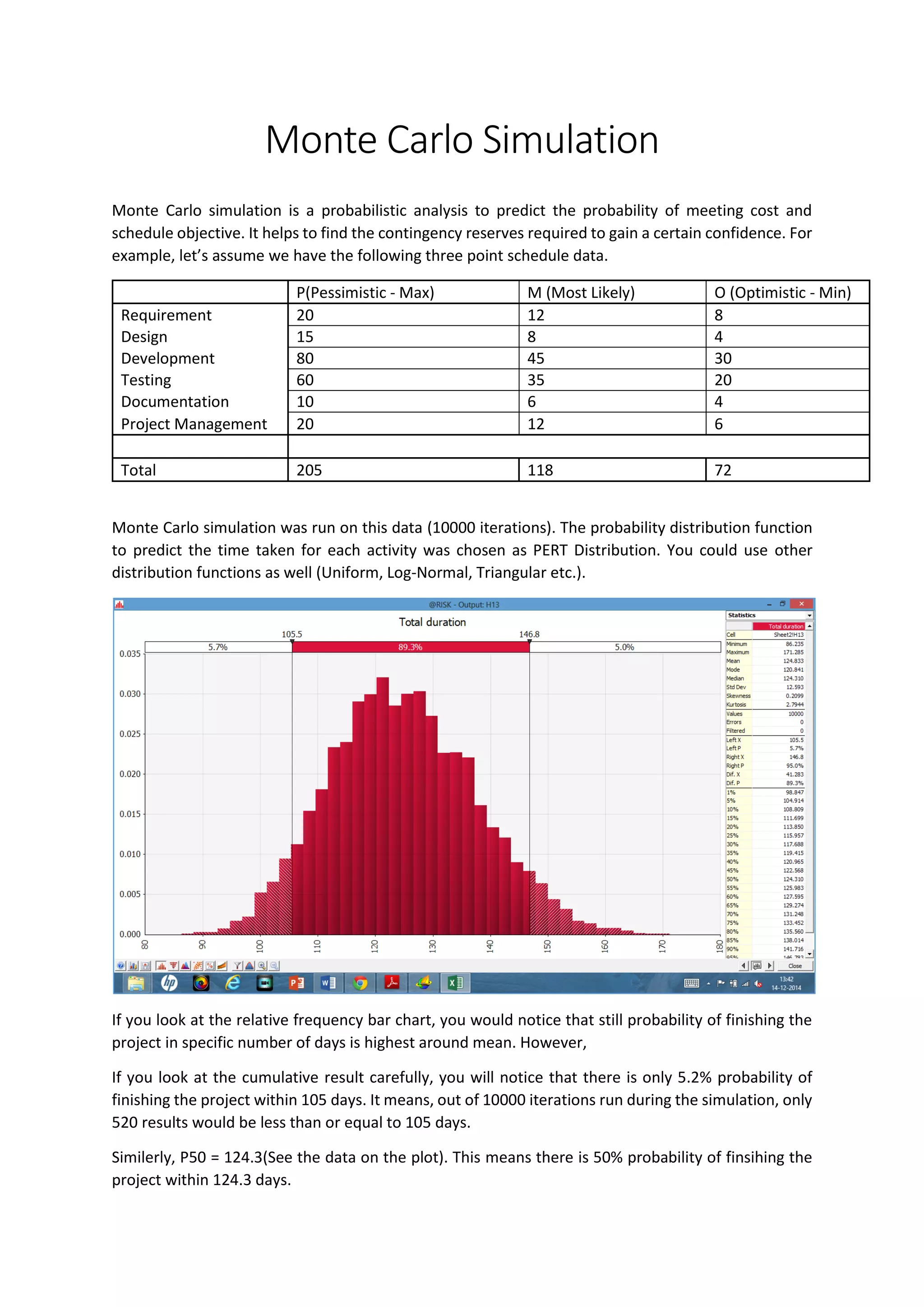 Monte carlo simulation | PDF