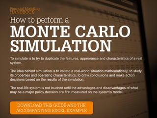 How to perform a Monte Carlo simulation | PDF