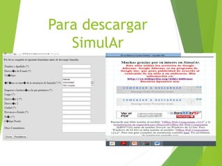 Para descargar
SimulAr
 