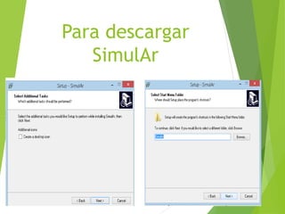Para descargar
SimulAr
 