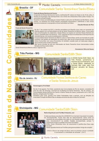 Monte Carmelo setembro-outubro 2010