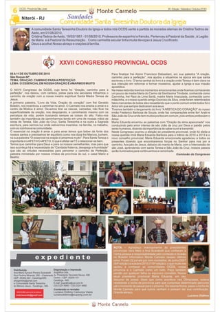 Monte Carmelo setembro-outubro 2010