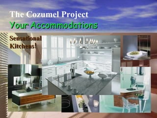 . The Cozumel Project Your   Accommodations Sensational Kitchens! 
