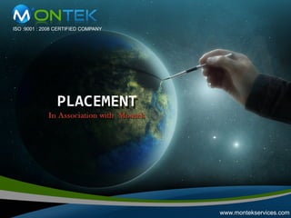 Montek placement for colleges and students 