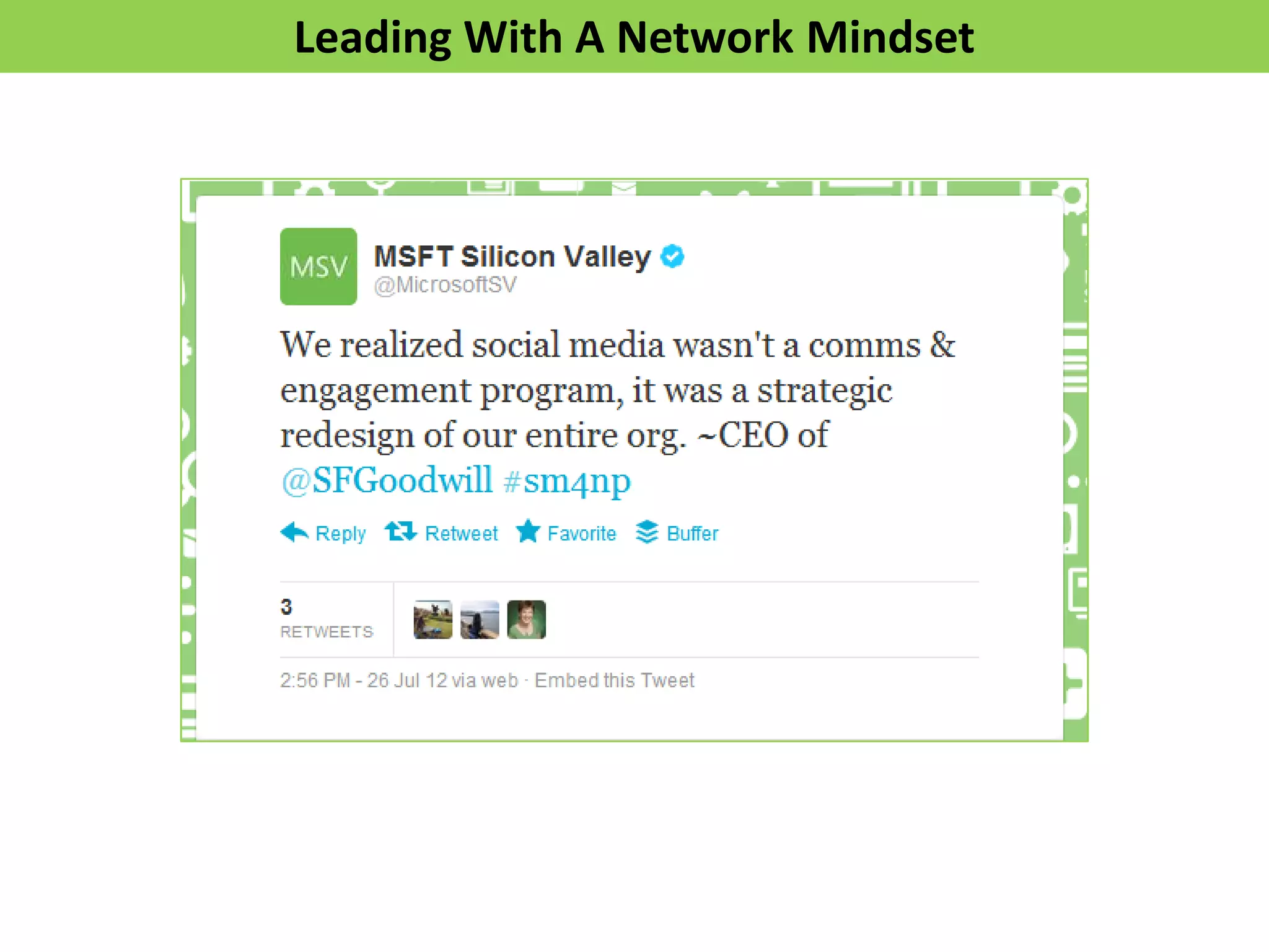 Leading With A Network Mindset
 