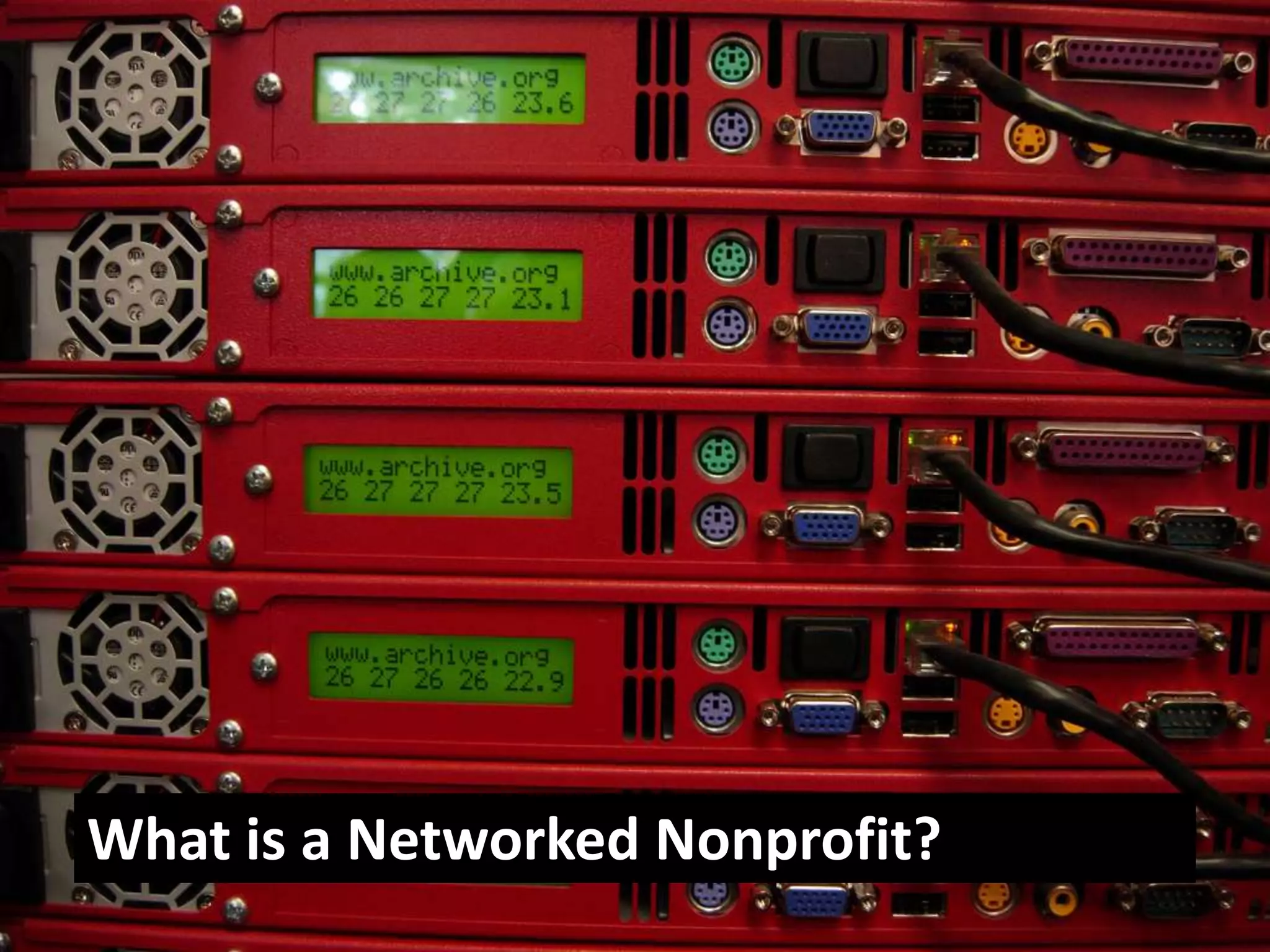 What is a Networked Nonprofit?