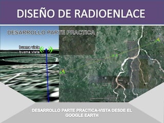 DISEÑO DE RADIOENLACEDESARROLLO PARTE PRACTICADESARROLLO PARTE PRACTICA-VISTA DESDE ELRADIO MOVIL