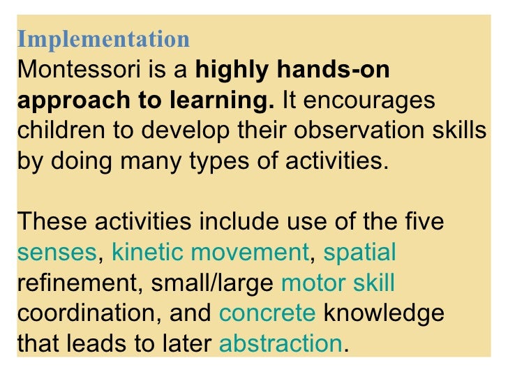 Montessori basics