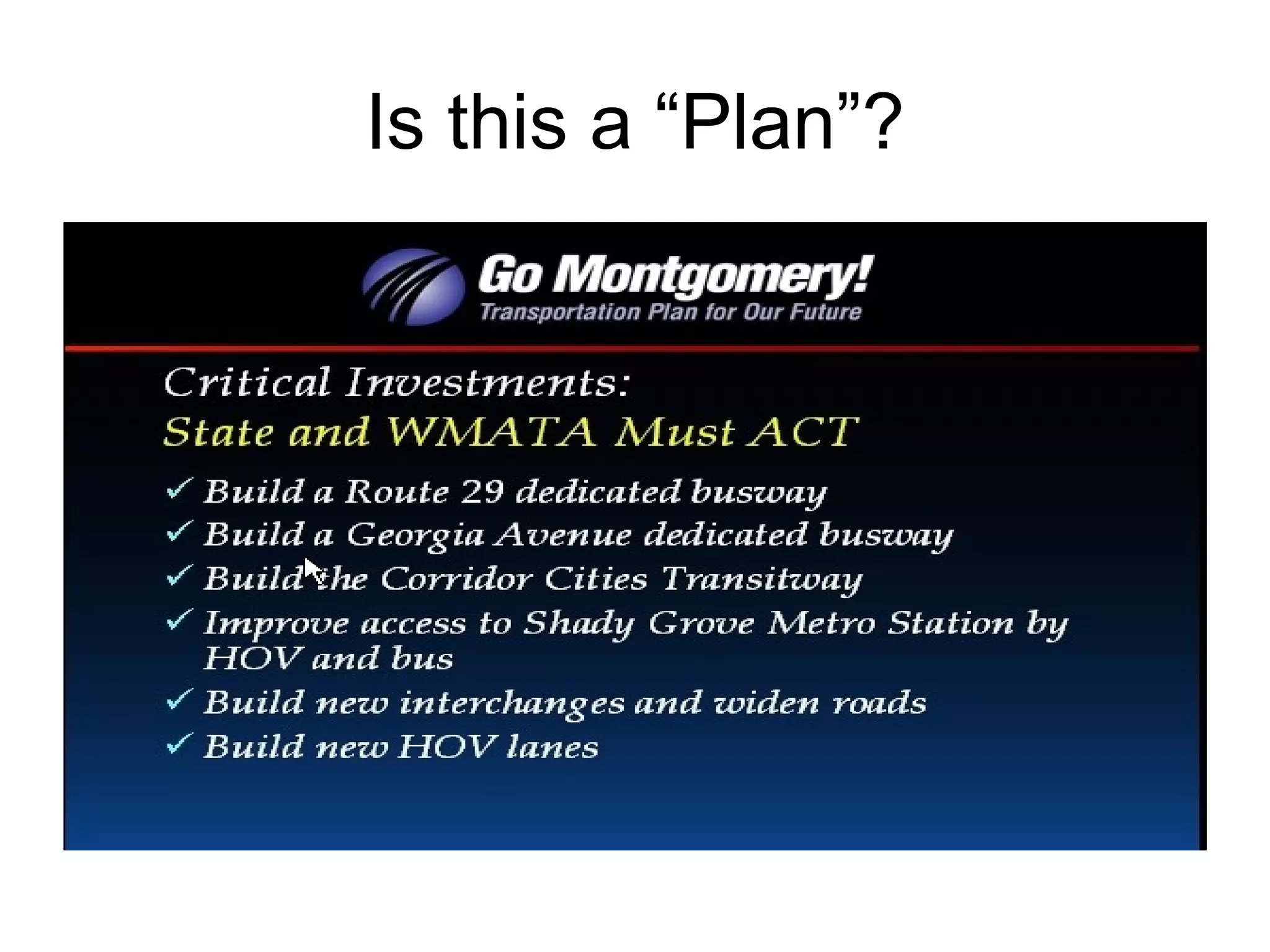 Is this a “Plan”? 