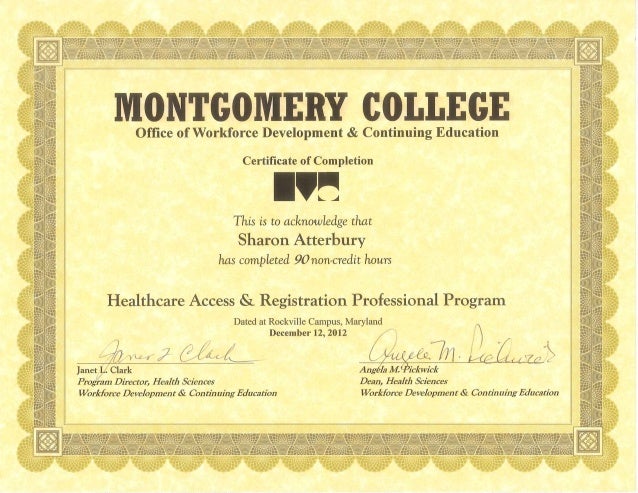 Montgomery College Access Healthcare Associate Certificate montgomery-college-access-healthcare-associate-certificate