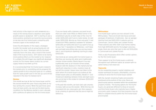 46
limit activity in the region as rents weakened as a
result of the mining industry downturn and capital
growth eased or weakened. 2017 is starting to see a
more positive sentiment surround the local economy,
so we may see first home buyers competing with
investors again in the medium term.
Given the affordability in this region, strategies
to enter the market such as group buying are not
necessary for most. Developer activity has been
relatively low in the area, also a result of the recent
state of the local economy. 2017 seems to be having
more positive effects on the market so far, however
it is unlikely this will trigger any significant developer
activity for first home owner product as current
supply needs to be taken up first.
It is recommended that first home buyers research
the market prior to committing and be prepared for
capital growth to be a long term goal as it is unlikely
that the rapid growth seen in the last up-cycle will be
repeated in the short to medium term.
Mackay
This month we look at the first home buyer and for
the second month this year I have a big smile on my
face writing this column. While the past three years
have not been pretty, we now see the best buying
conditions for the Mackay market in over a decade,
with a plethora of options for the first home buyer.
If you are handy with a hammer and paint brush,
there are older style 1950s to 1960s homes in the
established suburbs on both sides of the river for
under $200,000 and if you’re really handy, for well
under $200,000. Moving up, there are good 3- and
4-bedroom 1990s dwellings available for between
$250,000 and $350,000 and if you want to live up
to your Gen Y reputation (or Millennial, I can’t keep
up!) and want everything now, you can buy brand
new 3- and 4-bedroom dwellings starting at under
$400,000.
One trend we are seeing with first home buyers is
that they are moving into what were traditionally
investor driven estates. Blacks Beach Cove was
traditionally seen as an investor driven estate,
however with the downturn in the market and the
significant reduction in rents, investors have all
but left the market. Values have now fallen to the
point where first home buyers are looking at the
estate based solely on affordability. Modern 3- and
4-bedroom dwellings between three and eight years
old can be had in this estate for between $220,000
and $270,000.
In the past few months, we have seen sale volumes
increase right across the market. While this has not
translated into any value gains yet, there appears
to be a feeling of optimism that the worst might be
behind us.
Whitsundays
First home buyer options are ever present in the
Whitsundays. There are brand new house and land
packages (4-bedroom, 2-bathroom, two car garage)
starting from low $400,000 in suburbs such as
Cannonvale, Cannon Valley and Jubilee Pocket.
These suburbs also offer older style homes stating
from high $200,000 and for the budget conscious
single, there are units that start in the mid $100,000s
in Cannonvale and Jubilee Pocket.
There is also Proserpine which offers similar options
for the first home buyer.
There appear to be first home buyers scattered
throughout each different option at present with no
option being a real stand out.
Townsville
As the residential property market stabilises and
market sentiment increases, affordability concerns
continue to drive the first home buyer market.
With the market remaining fragile and presently
positioned at the bottom of the cycle, there are
good buying options available within the established
property market. The buying options for first home
buyers are generally different to those of second
and third home buyers who typically have a higher
price entry point, however first time investors may be
likely to compete directly within the first home buyer
price bracket.
Month in Review
March 2017
Residential
 