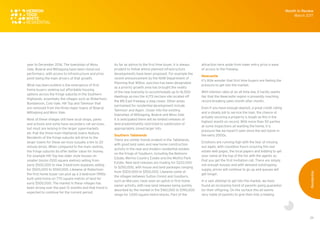 29
year to December 2016. The townships of Moss
Vale, Bowral and Mittagong have been stand out
performers, with access to infrastructure and price
point being the main drivers of that growth.
What has been evident is the emergence of first
home buyers seeking out affordable housing
options across the fringe suburbs in the Southern
Highlands, essentially the villages such as Robertson,
Bundanoon, Colo Vale, Hill Top and Tahmoor that
are removed from the three major towns of Bowral,
Mittagong and Moss Vale.
Most of these villages still have local shops, parks
and schools and some have secondary rail services,
but most are lacking in the larger supermarkets
etc that the three main Highlands towns feature.
Residents of the fringe suburbs will drive to the
larger towns for these services (usually a ten to 20
minute drive). When compared to the main centres,
the fringe suburbs do offer better value for money.
For example Hill Top has older style houses on
smaller blocks (500 square metres) selling from
early $500,000 to new 3-bedroom duplexes selling
for $500,000 to $550,000. Likewise at Robertson
the first home buyer can pick up a 3-bedroom 1990s
built solid home on 770 square metres of land for
early $500,000. The market in these villages has
been strong over the past 12 months and that trend is
expected to continue for the current period.
As far as advice to the first time buyer, it is always
prudent to follow where planned infrastructure
developments have been proposed. For example the
recent announcement by the NSW Department of
Planning that Wilton Junction has been designated
as a priority growth area has brought the reality
of the new township to accommodate up to 16,500
dwellings across the 4,175 hectare site located off
the M5 East Freeway a step closer. Other areas
earmarked for residential development include
Tahmoor and Appin. Closer into the existing
townships of Mittagong, Bowral and Moss Vale
it is anticipated there will be limited releases of
land predominantly restricted to subdivision of
appropriately zoned larger lots.
Southern Tablelands
There are similar trends evident in the Tablelands,
with good land sales and new home construction
activity in the new and modern residential estates
on the fringe of Goulburn, including the Belmore
Estate, Merino Country Estate and the Mistful Park
Estate. New land releases are trading for $220.000
to $250,000, with house and land packages ranging
from $500.000 to $550,000. Likewise some of
the villages between Sutton Forest and Goulburn,
such as Marulan, have seen an uptick in first home
owner activity, with new land releases being quickly
absorbed by the market in the $160,000 to $190,000
range for 1,000 square metre blocks. Part of the
attraction here aside from lower entry price is ease
of access to the freeway.
Newcastle
It’s little wonder that first time buyers are feeling the
pressure to get into the market.
With interest rates at an all time low, it hardly seems
fair that the Newcastle region is presently reaching
record breaking sales month after month.
Even if you have enough deposit, a great credit rating
and a steady job to service the loan, the chance of
actually securing a property is tough as this is the
highest month on record. With more than 50 parties
at some inspections all wanting the home, it is
pressure like we haven’t seen since the last boom in
the early 2000s.
Emotions are running high with the fear of missing
out again, with countless hours scouring the real
estate web pages, the local papers and bidding to get
your name at the top of the list with the agents so
that you get the first invitation call. There are simply
not enough houses and with demand outstripping
supply, prices will continue to go up and queues will
get longer.
In a vain attempt to get into the market, we have
found an increasing trend of parents going guarantor
for their offspring. On the surface this all seems
very noble of parents to give their kids a helping
Month in Review
March 2017
Residential
 
