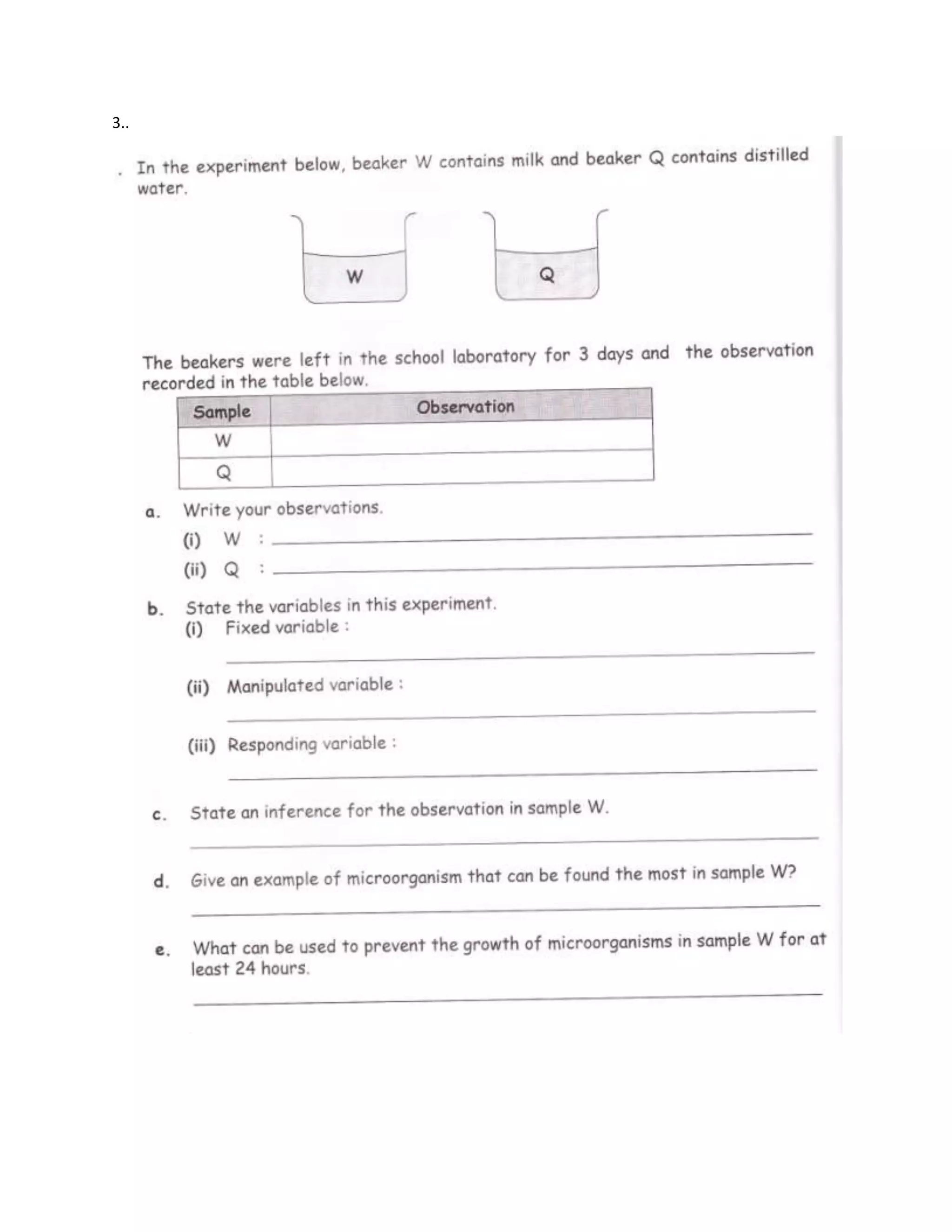 Monthly test 1 | DOCX