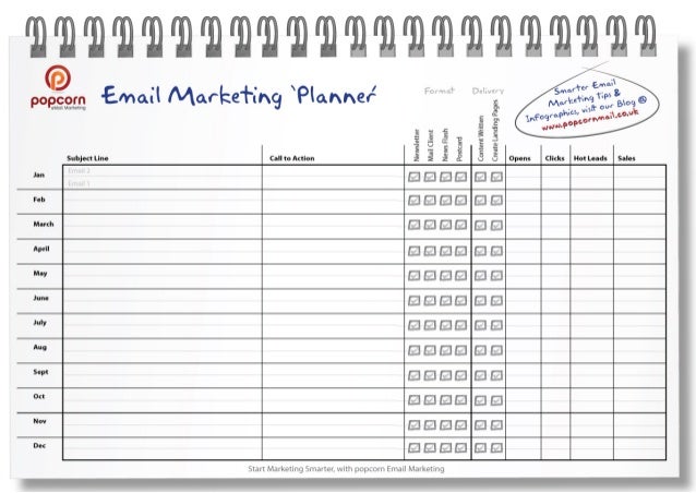 email marketing planner