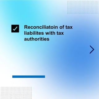 Reconciliatoin of tax
liabilites with tax
authorities
. . . . . . . . . . . . . . . . . . . . . . . .
. . . . . . . . . . . . . . . . . . . . . . . .
. . . . . . . . . . . . . . . . . . . . . . . .
. . . . . . . . . . . . . . . . . . . . . . . .
. . . . . . . . . . . . . . . . . . . . . . . .
. . . . . . . . . . . . . . . . . . . . . . . .
. . . . . . . . . . . . . . . . . . . . . . . .
. . . . . . . . . . . . . . . . . . . . . . . .
. . . . . . . . . . . . . . . . . . . . . . . .
. . . . . . . . . . . . . . . . . . . . . . . .
. . . . . . . . . . . . . . . . . . . . . . . .
. . . . . . . . . . . . . . . . . . . . . . . .
. . . . . . . . . . . . . . . . . . . . . . . .
. . . . . . . . . . . . . . . . . . . . . . . .
. . . . . . . . . . . . . . . . . . . . . . . .
. . . . . . . . . . . . . . . . . . . . . . . .
. . . . . . . . . . . . . . . . . . . . . . . .
. . . . . . . . . . . . . . . . . . . . . . . .
. . . . . . . . . . . . . . . . . . . . . . . .
. . . . . . . . . . . . . . . . . . . . . . . .
. . . . . . . . . . . . . . . . . . . . . . . .
 