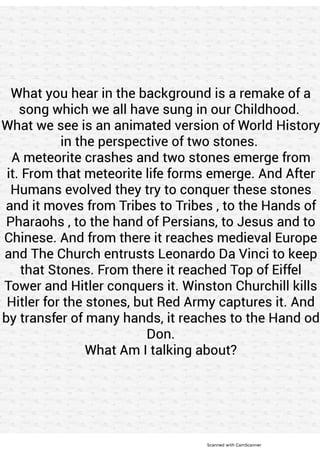 General Quiz with Science flavour