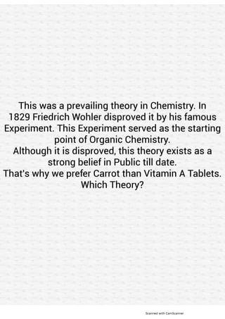 General Quiz with Science flavour