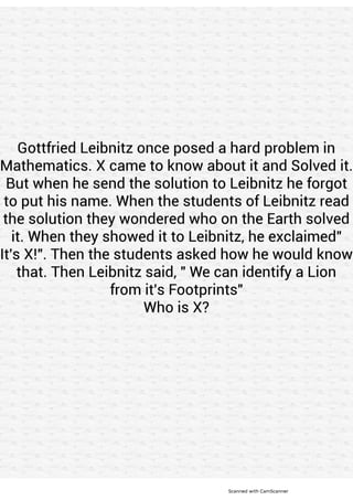 General Quiz with Science flavour