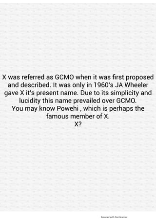 General Quiz with Science flavour