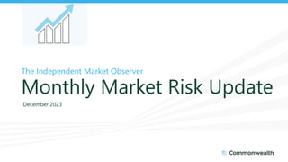 The Independent Market Observer
Monthly Market Risk Update
December 2023
 