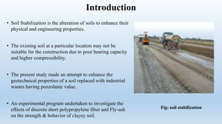 soil stabilization report presentation | PPTX