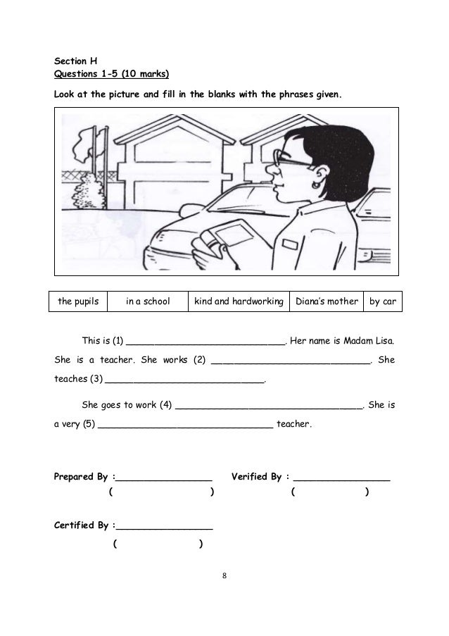 year 3 monthly test 1 kssr unit 1 unit 3
