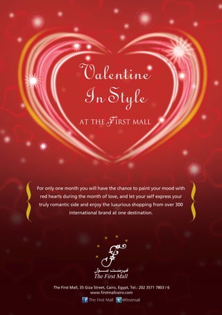 ENJOY MONTH OF LOVE @ THE FIRST MALL